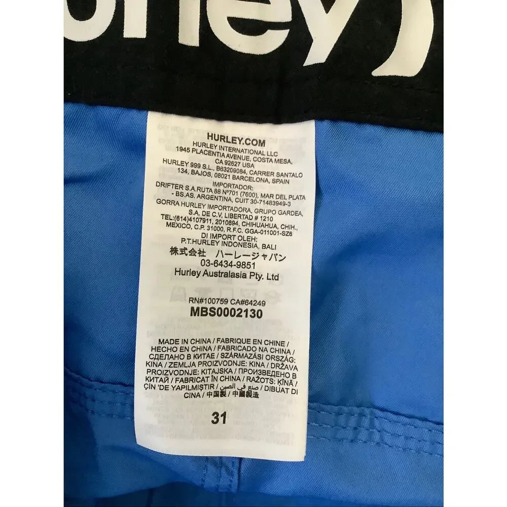 Hurley brand size